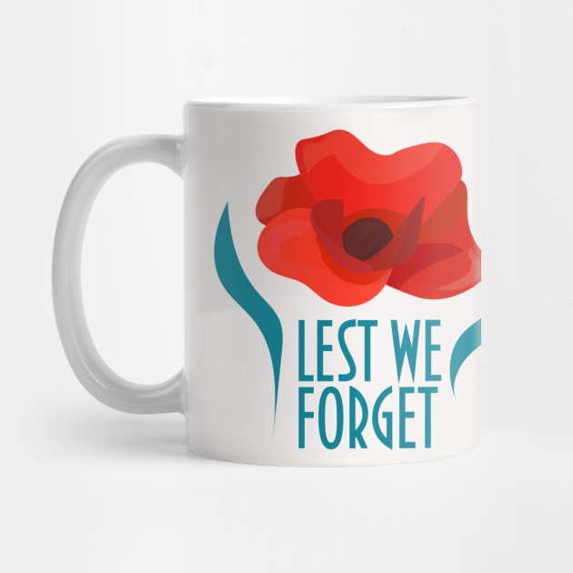 Remembrance day poppy. Lest we forget. by tatadonets